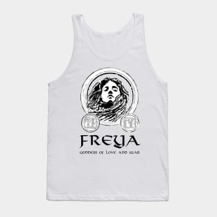 Freya Viking Goddess Asatru Medieval Norse Mythology Pagan Tank Top